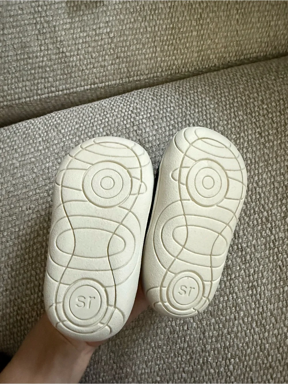 Stride Rite Black and White Infant Sneakers